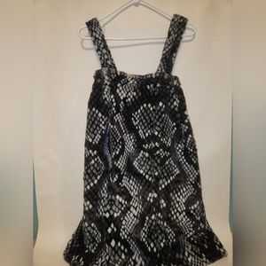 Faux fur shower wrap